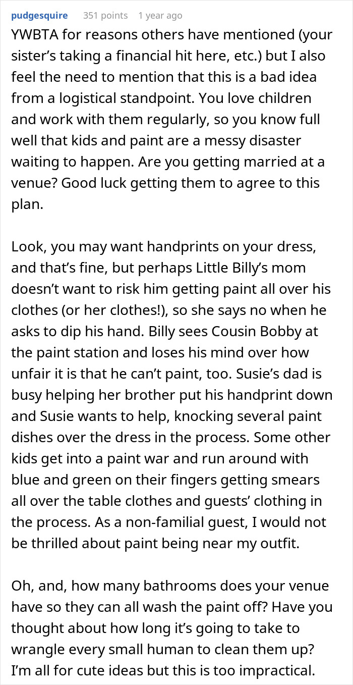 &ldquo;[Am I The Jerk] For &lsquo;Ruining&rsquo; My Wedding Dress?&rdquo;