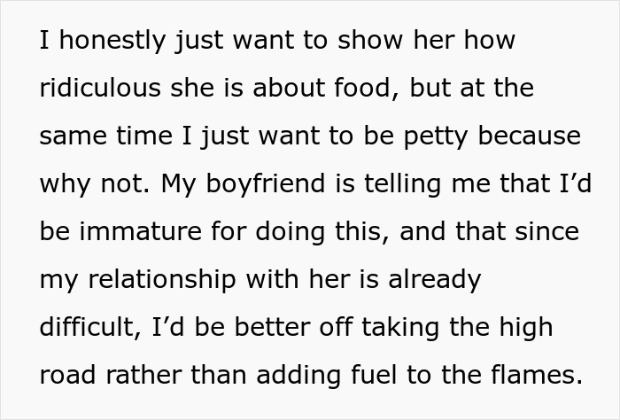 Woman Wants To Show Mom How Messed Up She Was With Her ‘Food Rules’ By Enforcing Them On Her Woman Wants To Show Mom How Messed Up She Was With Her ‘Food Rules’ By Enforcing Them On Her