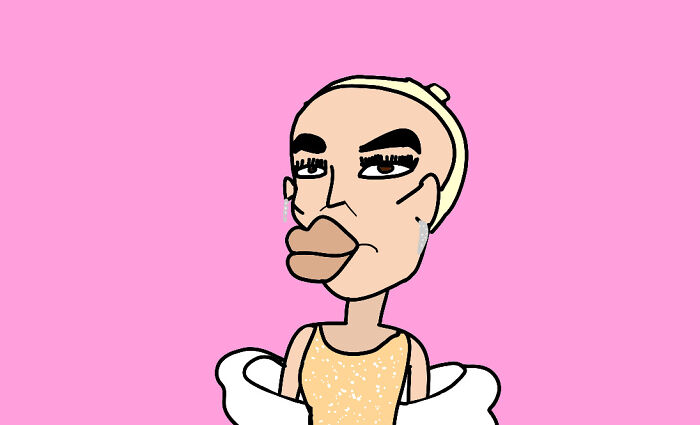 Hey Pandas, I Dare You To Draw A Celebrity With Low Effort And Get The Comment Section To Guess Who It Is