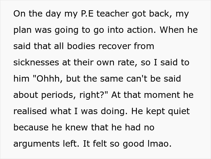 GF Finds A Perfect Way To Embarrass P.E. Teacher For Berating Her BF For His Period GF Finds A Perfect Way To Embarrass P.E. Teacher For Berating Her BF For His Period