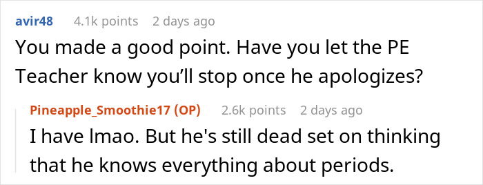 GF Finds A Perfect Way To Embarrass P.E. Teacher For Berating Her BF For His Period GF Finds A Perfect Way To Embarrass P.E. Teacher For Berating Her BF For His Period