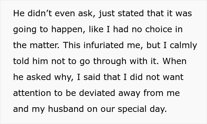 Bride Outsmarts Cousin Who Wanted To Propose At Her Wedding