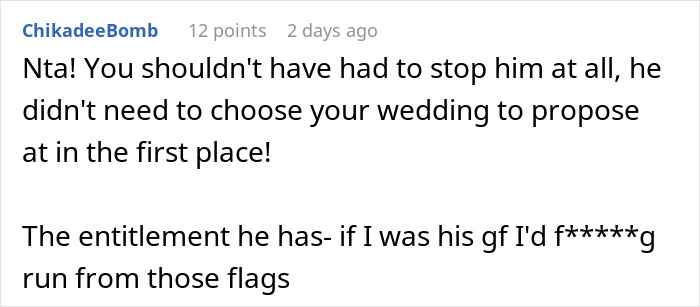 Bride Outsmarts Cousin Who Wanted To Propose At Her Wedding