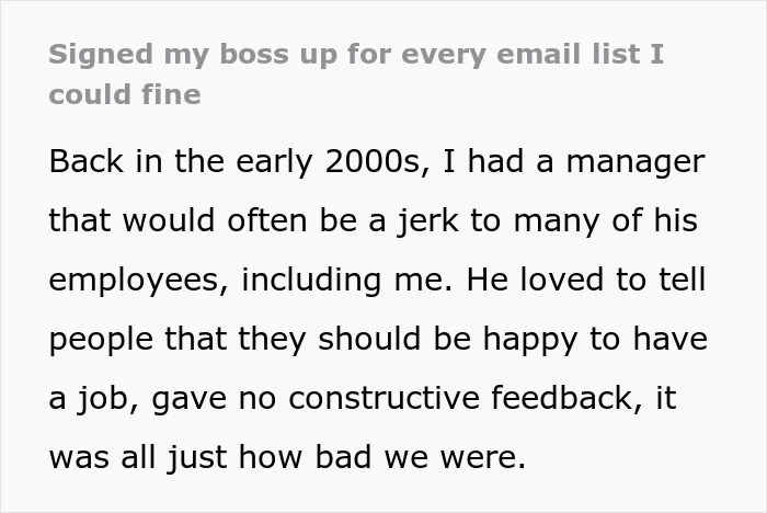 Boss Gives Employee 1 Out Of 5 Score In A Yearly Review For No Reason, Receives Petty Revenge