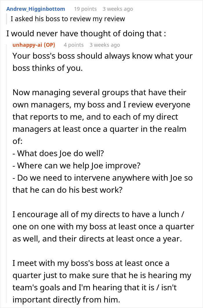 Boss Gives Employee 1 Out Of 5 Score In A Yearly Review For No Reason, Receives Petty Revenge Boss Gives Employee 1 Out Of 5 Score In A Yearly Review For No Reason, Receives Petty Revenge