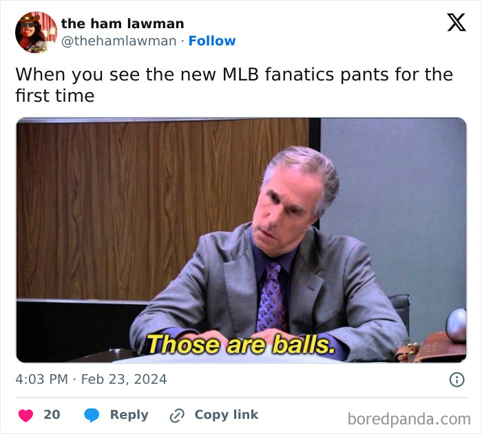 25 Examples Of Meme Makers Having a Field Day With MLB’s New See-Through Pants 25 Examples Of Meme Makers Having a Field Day With MLB’s New See-Through Pants