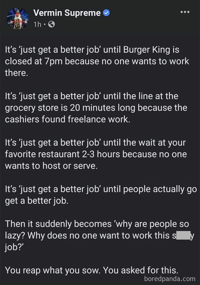 30 Posts About The State Of The World That Explain Why “No One Wants To Work” (New Pics) 30 Posts About The State Of The World That Explain Why “No One Wants To Work” (New Pics)