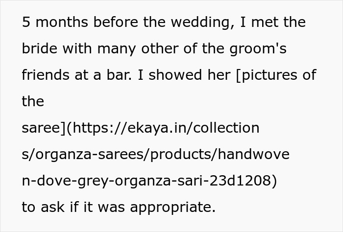 Wedding Guest Gets Bashed By The Bride For Allegedly Trying To ‘Upstage’ Her With Her Outfit Wedding Guest Gets Bashed By The Bride For Allegedly Trying To ‘Upstage’ Her With Her Outfit