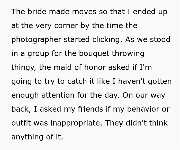 Wedding Guest Gets Bashed By The Bride For Allegedly Trying To ‘Upstage’ Her With Her Outfit Wedding Guest Gets Bashed By The Bride For Allegedly Trying To ‘Upstage’ Her With Her Outfit