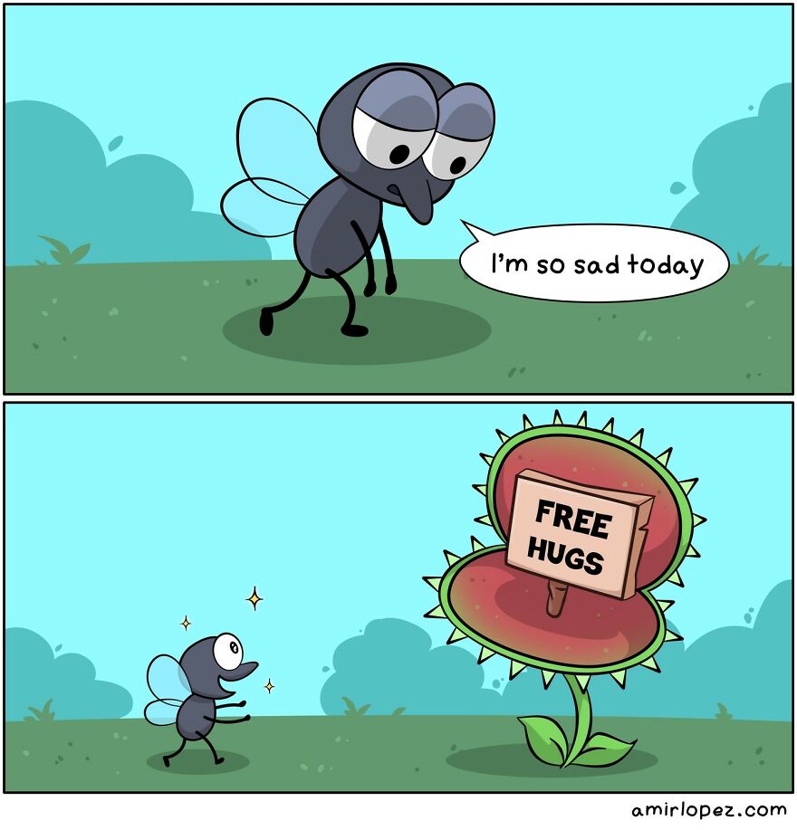 Artist Amir Lopez Makes Random And Humorous Comics, Here’s 30 Of The Newest Ones