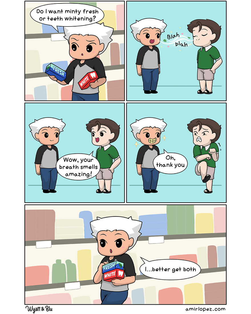 Artist Amir Lopez Makes Random And Humorous Comics, Here’s 30 Of The Newest Ones