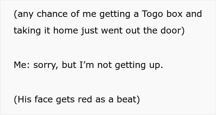 Man Puts Entitled Couple In Their Place, Resumes Enjoying His Chicken Wings