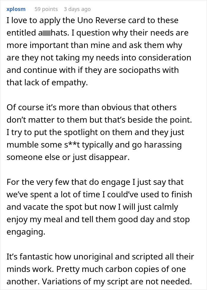 Man Puts Entitled Couple In Their Place, Resumes Enjoying His Chicken Wings