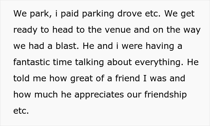 Guy Blocks Best Friend Of 15 Years Over $60 Concert Mishap: “He Was Sorry” Guy Blocks Best Friend Of 15 Years Over $60 Concert Mishap: “He Was Sorry”