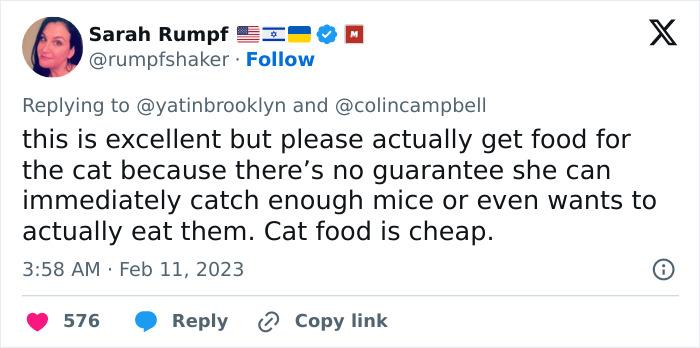 Woman Shares A Hilarious Conversation Between Her And Her Landlord Who Hired A Cat As Pest Control Woman Shares A Hilarious Conversation Between Her And Her Landlord Who Hired A Cat As Pest Control