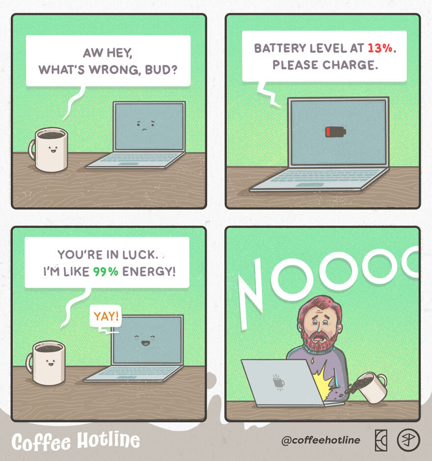 If You Love Coffee, You Might Like My Comic Series Featuring Funny Beverage Characters (30 Pics) If You Love Coffee, You Might Like My Comic Series Featuring Funny Beverage Characters (30 Pics)