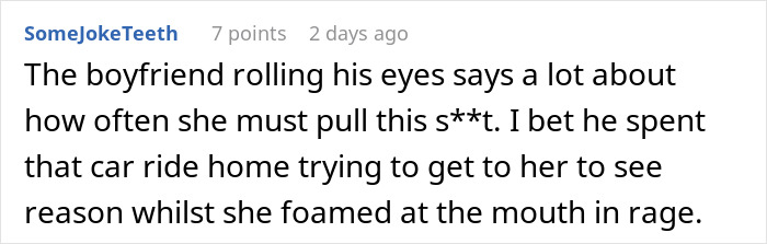 Woman With Main Character Syndrome Freaks Out After Stranger Orders The Same Meal