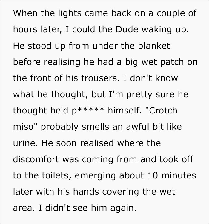 “I Couldn’t Believe The Temerity Of It”: Guy Takes Revenge On Selfish Passenger “I Couldn’t Believe The Temerity Of It”: Guy Takes Revenge On Selfish Passenger