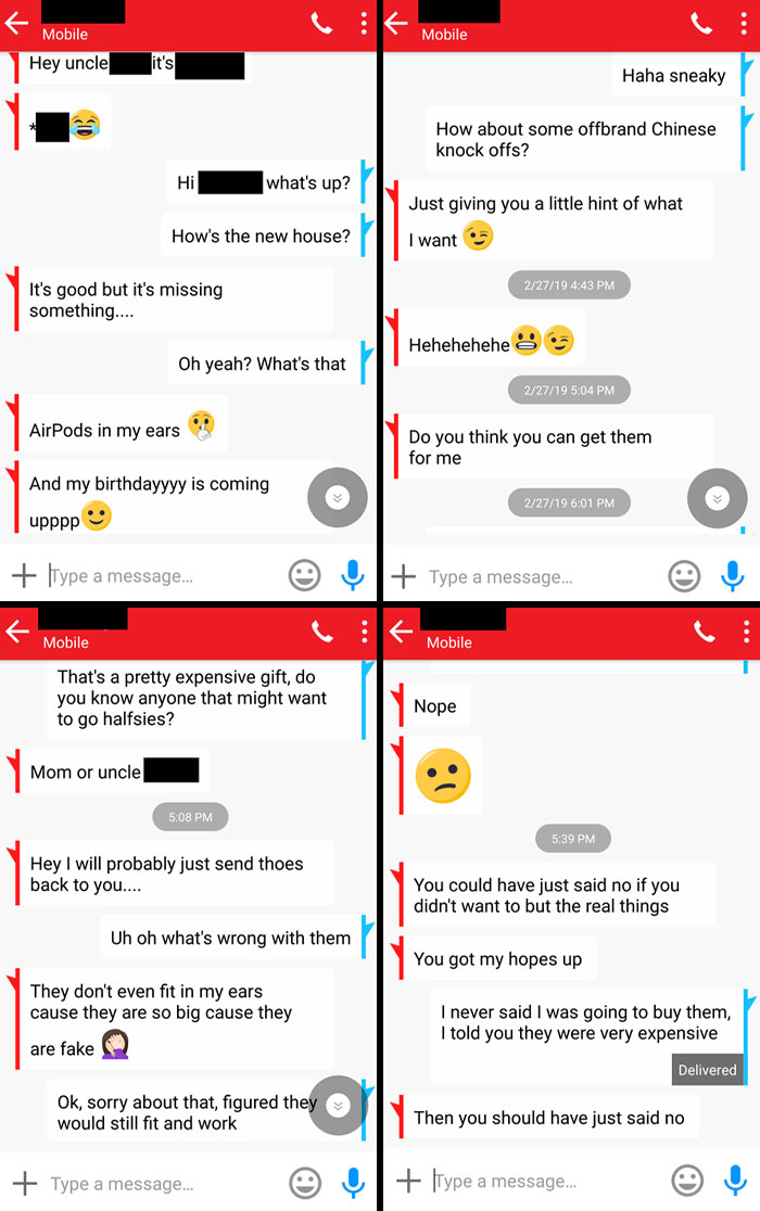 50 Overly Entitled Family Members Who Couldn’t See How Delusional Their Behavior Was (New Pics) 50 Overly Entitled Family Members Who Couldn’t See How Delusional Their Behavior Was (New Pics)