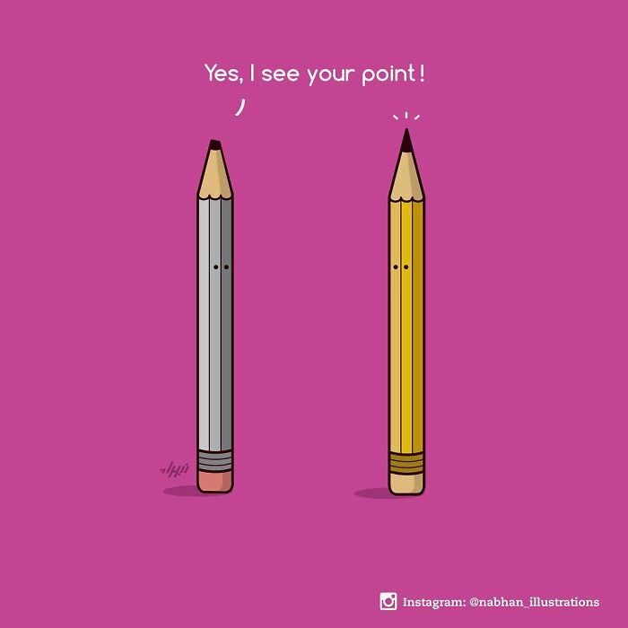 70 Playful Illustrations Filled With Witty Wordplay By Nabhan Abdullatif