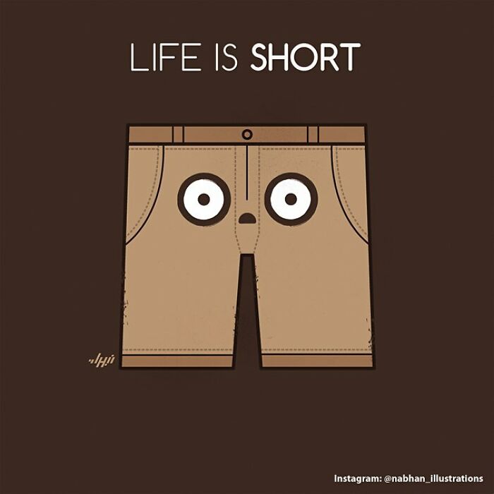 70 Playful Illustrations Filled With Witty Wordplay By Nabhan Abdullatif