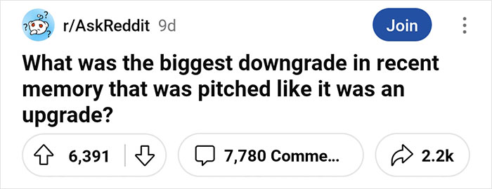 35 Things That Were Presented As Amazing Upgrades, But Were Downright Awful