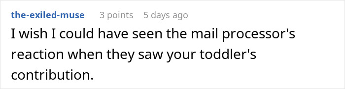 Political Organization Asks Toddler To Give Them Every Penny, Dad Sends Them Something Better