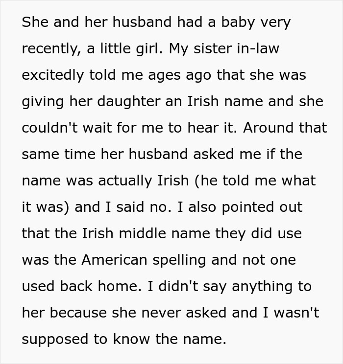 Mom Is Certain Her Baby’s Name Is Irish When It’s Really Not, Gets Upset When It’s Pointed Out Mom Is Certain Her Baby’s Name Is Irish When It’s Really Not, Gets Upset When It’s Pointed Out