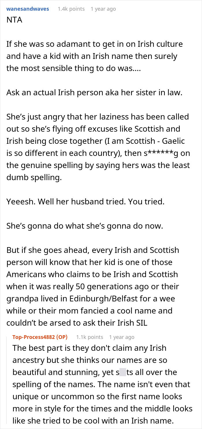 Mom Is Certain Her Baby’s Name Is Irish When It’s Really Not, Gets Upset When It’s Pointed Out Mom Is Certain Her Baby’s Name Is Irish When It’s Really Not, Gets Upset When It’s Pointed Out