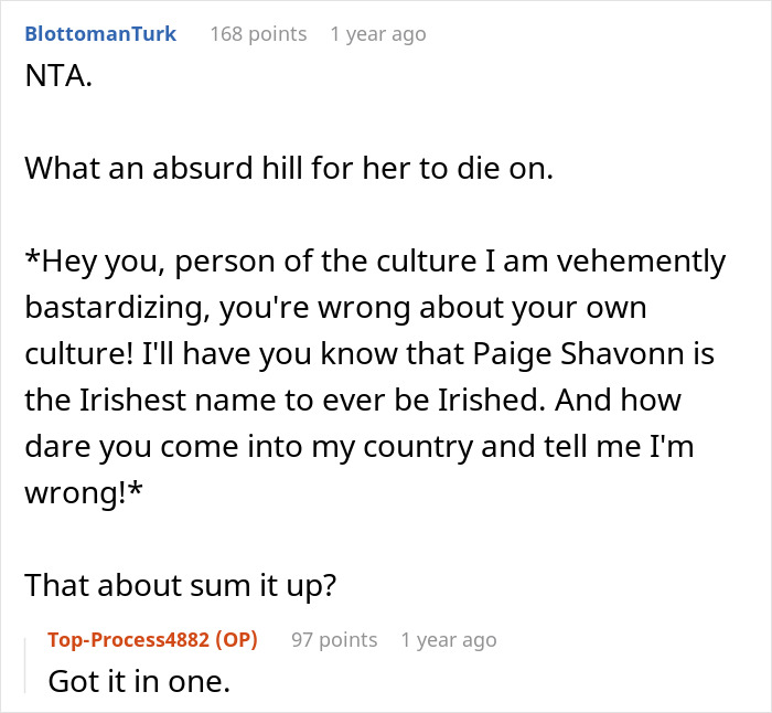 Mom Is Certain Her Baby’s Name Is Irish When It’s Really Not, Gets Upset When It’s Pointed Out Mom Is Certain Her Baby’s Name Is Irish When It’s Really Not, Gets Upset When It’s Pointed Out