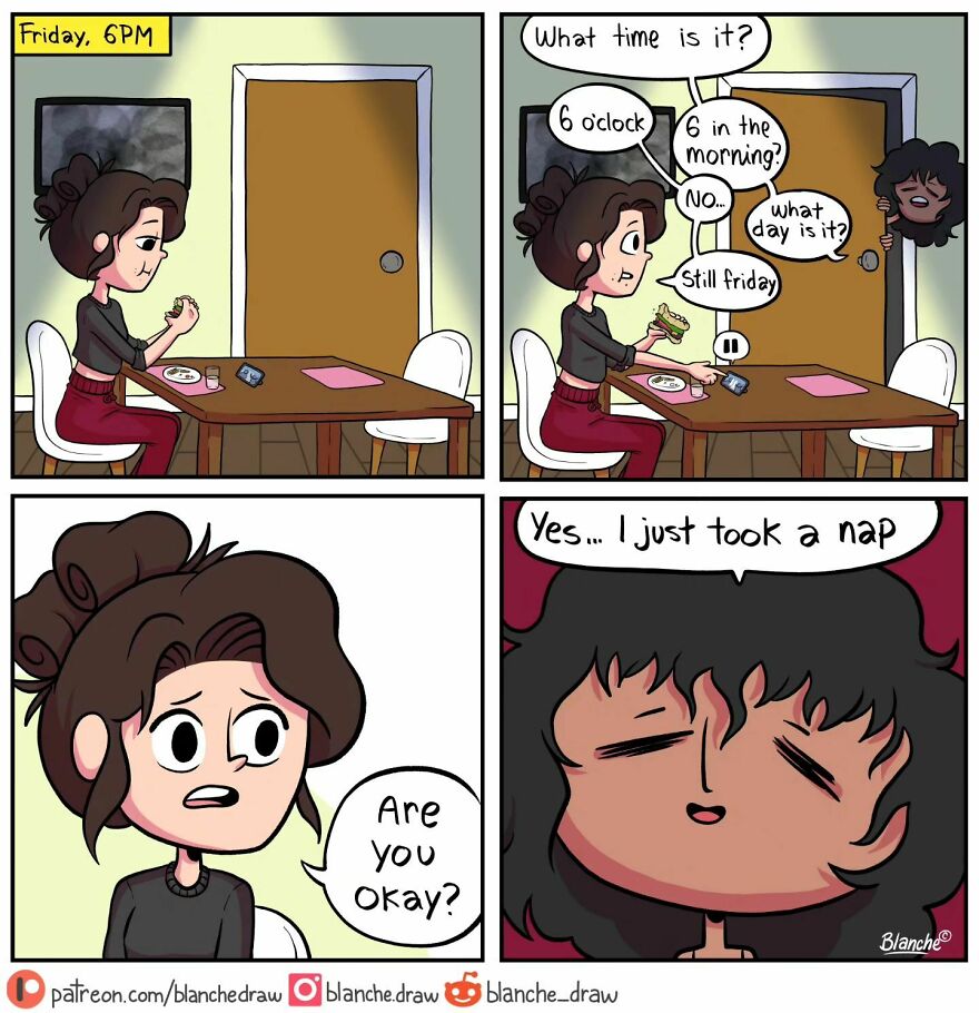 30 Unpredictable And Hilarious Comics Depicting Everyday Life As A Woman By Blanchet (New Pics) 30 Unpredictable And Hilarious Comics Depicting Everyday Life As A Woman By Blanchet (New Pics)