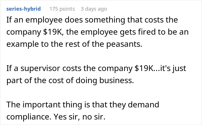 Worker Receives Huge Payout In Lawsuit, Teaching Power-Hungry Manager A Lesson Worker Receives Huge Payout In Lawsuit, Teaching Power-Hungry Manager A Lesson