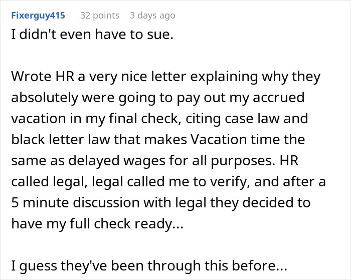 Worker Receives Huge Payout In Lawsuit, Teaching Power-Hungry Manager A Lesson Worker Receives Huge Payout In Lawsuit, Teaching Power-Hungry Manager A Lesson
