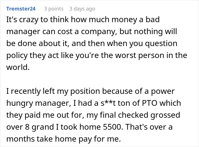 Worker Receives Huge Payout In Lawsuit, Teaching Power-Hungry Manager A Lesson Worker Receives Huge Payout In Lawsuit, Teaching Power-Hungry Manager A Lesson