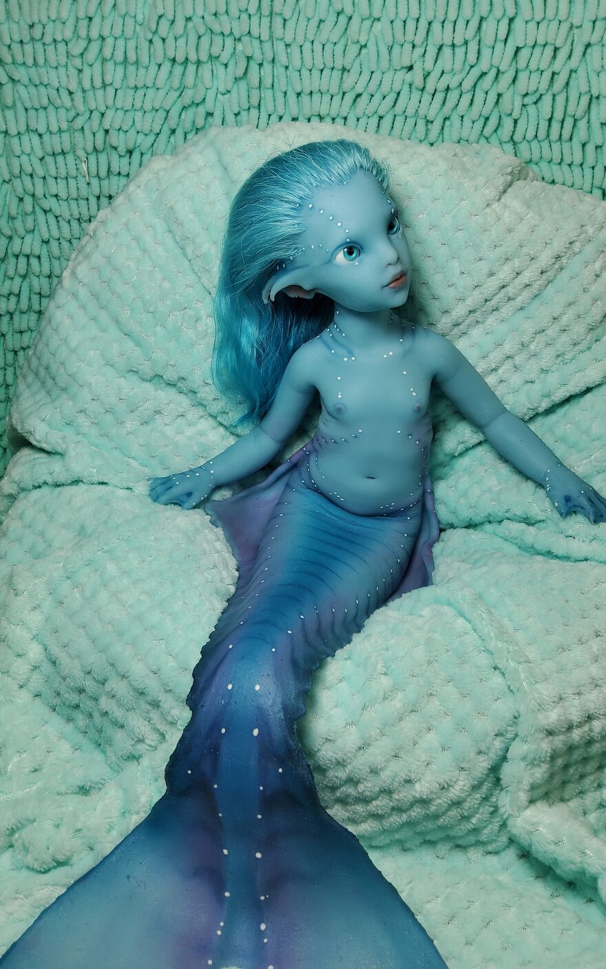 I Came Up With And Made Mermaid Dolls Whose Hair Is Made Of Natural Mohair I Came Up With And Made Mermaid Dolls Whose Hair Is Made Of Natural Mohair