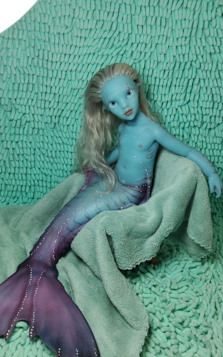 I Came Up With And Made Mermaid Dolls Whose Hair Is Made Of Natural Mohair I Came Up With And Made Mermaid Dolls Whose Hair Is Made Of Natural Mohair