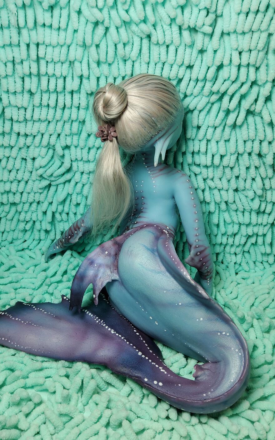 I Came Up With And Made Mermaid Dolls Whose Hair Is Made Of Natural Mohair I Came Up With And Made Mermaid Dolls Whose Hair Is Made Of Natural Mohair