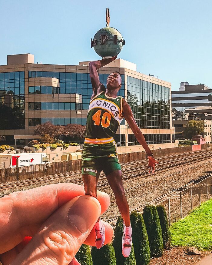 Street Artist Plays With His Surroundings And Paper Cutouts To Create Fun Scenes (26 New Pics) Street Artist Plays With His Surroundings And Paper Cutouts To Create Fun Scenes (26 New Pics)