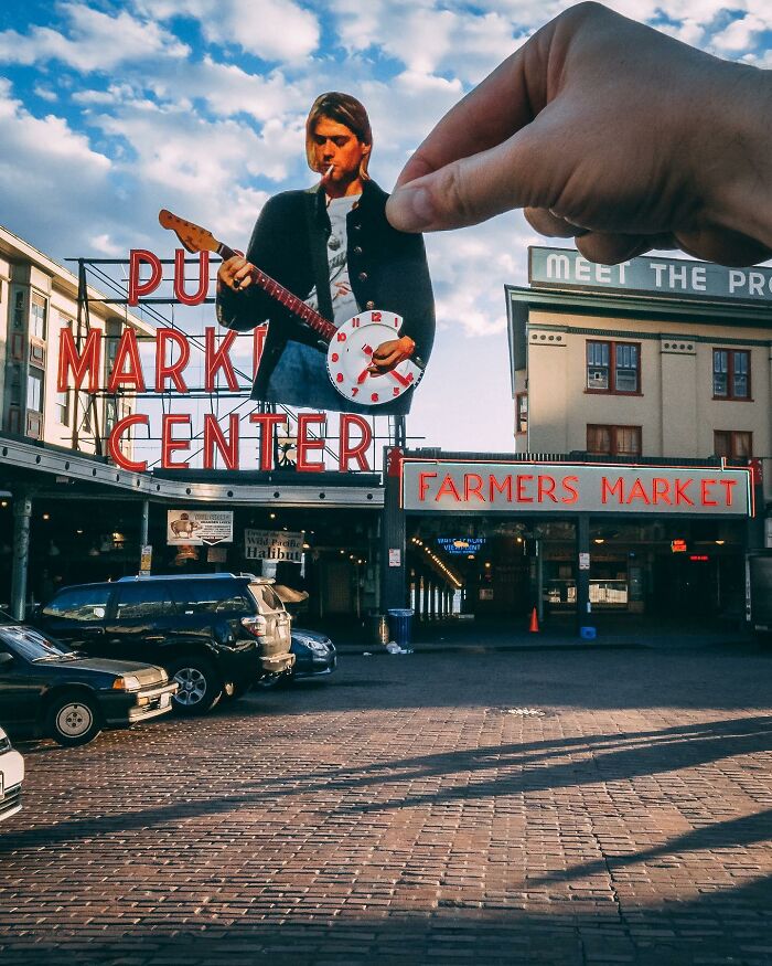 Street Artist Plays With His Surroundings And Paper Cutouts To Create Fun Scenes (26 New Pics) Street Artist Plays With His Surroundings And Paper Cutouts To Create Fun Scenes (26 New Pics)