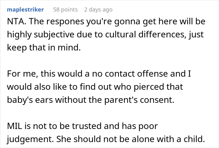 6-Month-Old Baby Taken To Doctor After Her Grandma Secretly Pierced Her Ears