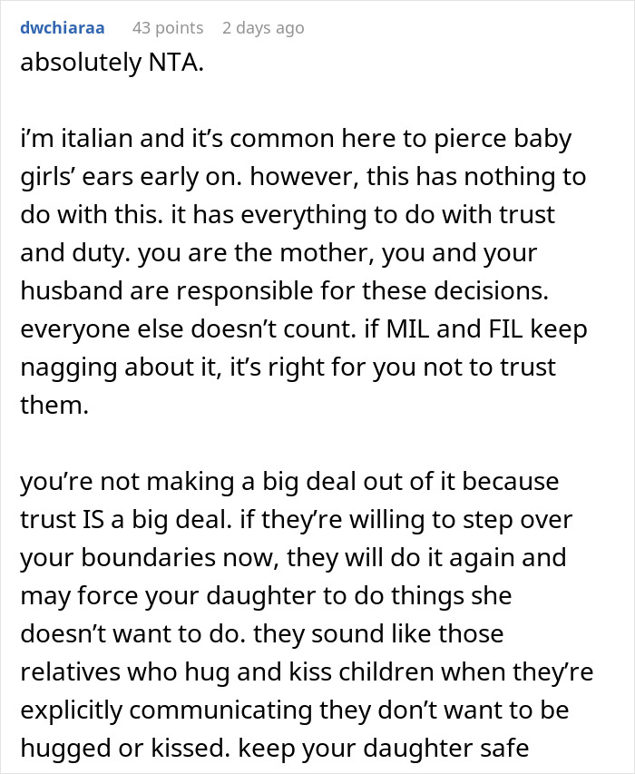 6-Month-Old Baby Taken To Doctor After Her Grandma Secretly Pierced Her Ears