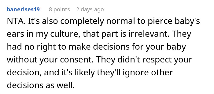 6-Month-Old Baby Taken To Doctor After Her Grandma Secretly Pierced Her Ears
