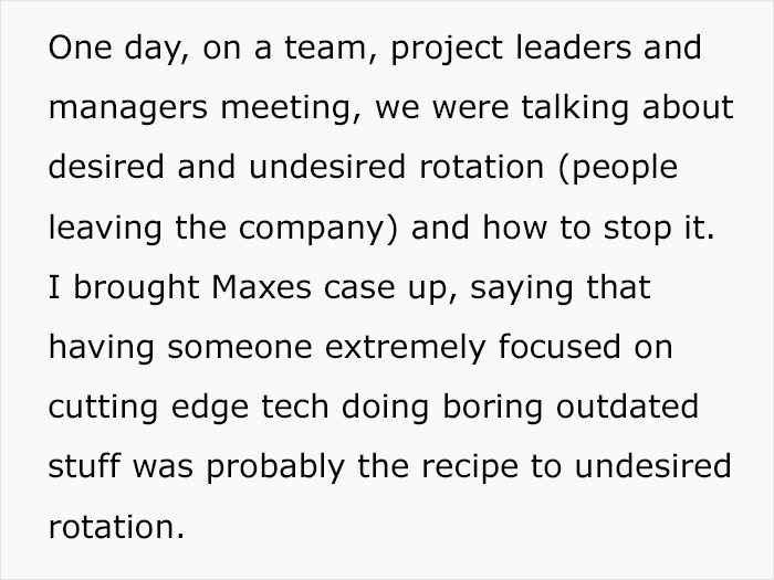 Team Lead Gets Told He’s Bad At Motivating, So He Encourages Their Star Employee To Quit Team Lead Gets Told He’s Bad At Motivating, So He Encourages Their Star Employee To Quit