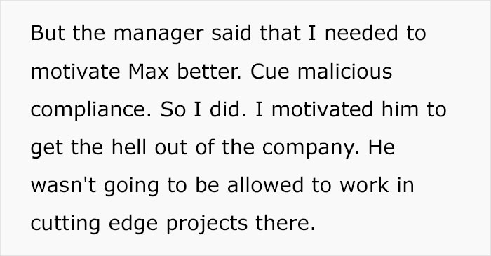Team Lead Gets Told He’s Bad At Motivating, So He Encourages Their Star Employee To Quit Team Lead Gets Told He’s Bad At Motivating, So He Encourages Their Star Employee To Quit