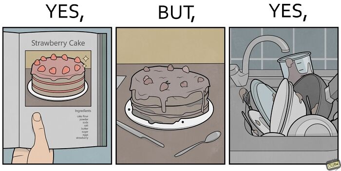 “Yes, But”: 26 Thought-Provoking Illustrations Showcasing Society’s Most Common Contradictions (New Pics) “Yes, But”: 26 Thought-Provoking Illustrations Showcasing Society’s Most Common Contradictions (New Pics)