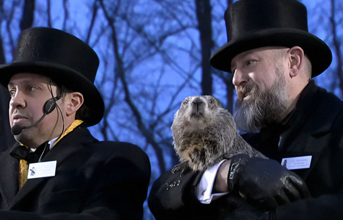 Crowd Witnesses Historic Groundhog Day As Punxsutawney Phil Doesn’t See His Shadow Crowd Witnesses Historic Groundhog Day As Punxsutawney Phil Doesn’t See His Shadow