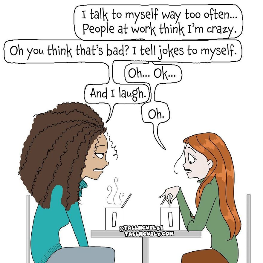20 New Comics About Struggles In A Girl’s Life That You Might Relate To By “Tall N Curly” 20 New Comics About Struggles In A Girl’s Life That You Might Relate To By “Tall N Curly”