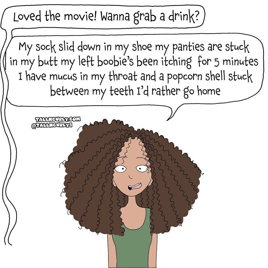 20 New Comics About Struggles In A Girl’s Life That You Might Relate To By “Tall N Curly” 20 New Comics About Struggles In A Girl’s Life That You Might Relate To By “Tall N Curly”