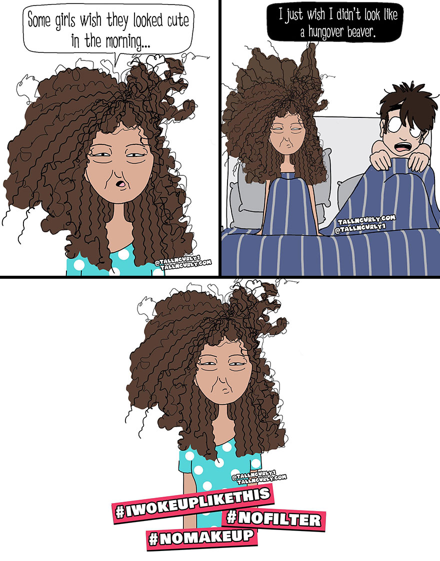 20 New Comics About Struggles In A Girl’s Life That You Might Relate To By “Tall N Curly” 20 New Comics About Struggles In A Girl’s Life That You Might Relate To By “Tall N Curly”