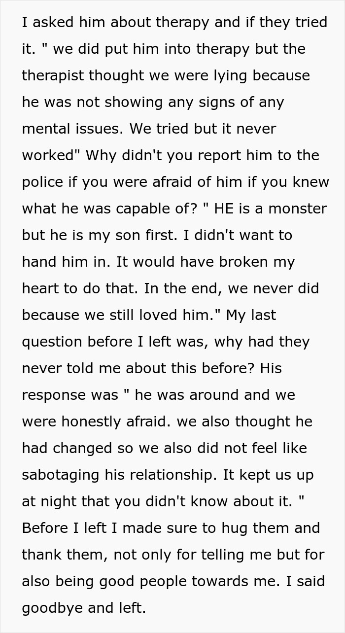 Woman Dumps Her BF After His Parents Warn Her Not To Leave Him Alone With Her Pets Woman Dumps Her BF After His Parents Warn Her Not To Leave Him Alone With Her Pets
